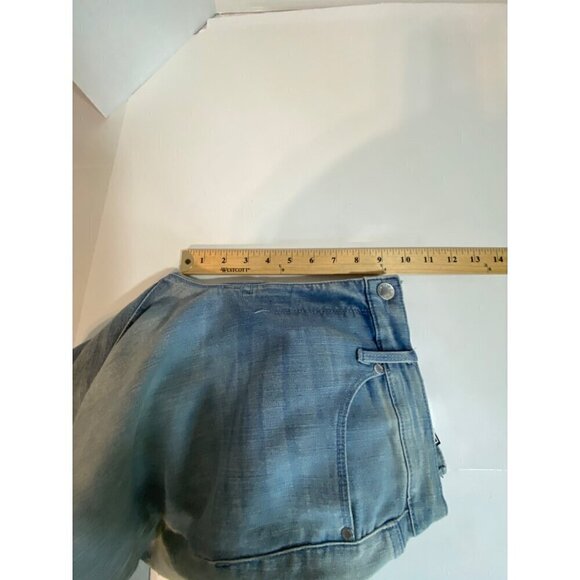 Nine West Gramercy Skinny Ankle Roll Cuff Soft Denim Blue Jeans Women's 10 NWT - Picture 12 of 13